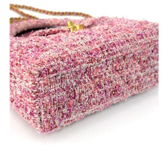 CHANEL Pink Tweed Kelly Bag C-A26160 - Picture 10 of 10